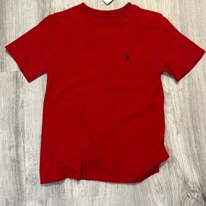 red polo tee
